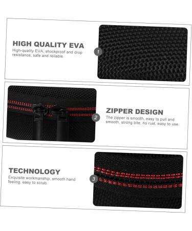 Minkissy 3-in-1 Razor Storage & Travel Bag | Glucometer Carrier Case | Mini Hard Drive Organizer | International Shipping Available - Buy Online on GoSupps.com