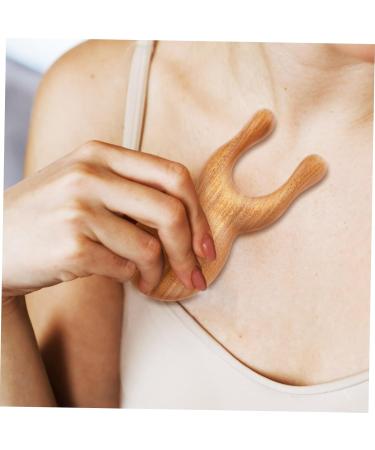 Buy Gogogmy Green Sandalwood Massage Comb - Durable Portable Face & Head Massage Device for Relaxation - Buy Online on GoSupps.com