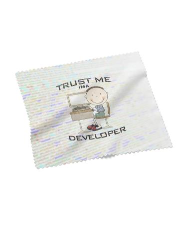 Urban Backwoods Trust Me I'm A Developer Microfiber Cloth - Glasses Cleaning Cloth