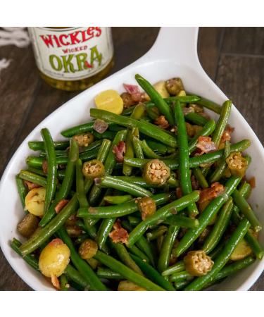 Wickles Pickles Wicked Okra (3 Pack - 16oz Each) - Pickled Okra - Slightly Sweet  Definitely Spicy  Wickedly Delicious - Buy Online on GoSupps.com