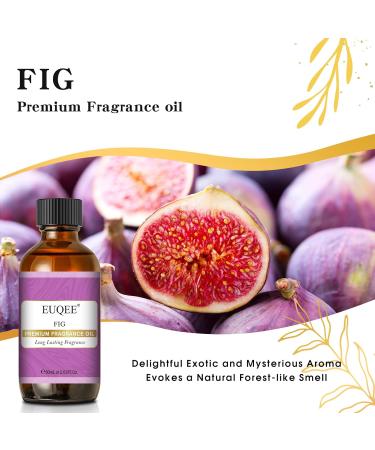 EUQEE Fig Fragrance Oil 60ml - Premium Grade Aromatherapy Essential Oil for Diffusers and DIY Candle Making - Buy Online on GoSupps.com