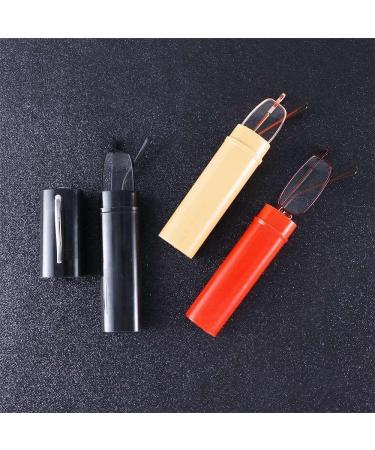 Portable Mini Blue Light Blocking Reading Glasses | Compact Pocket Readers for Men & Women | Folding +250 Black Readers - Buy Online on GoSupps.com