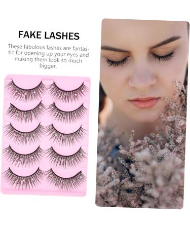 Beavorty 10 Pairs diamond false eyelashes makeup false lashes dense false lashes rhinestone trim lash decor rhinestone embellishments 3d false lash False Eye Lashes Fake Lashes cross extend - Buy Online on GoSupps.com