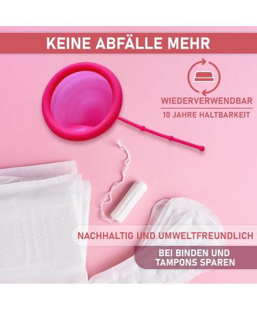 BiBrad Menstrual Disc S+L - Reusable Periodic Disc with Sterilizer & Carry Bag - Eco-Friendly Alternative to Cups & Tampons - Buy Online on GoSupps.com