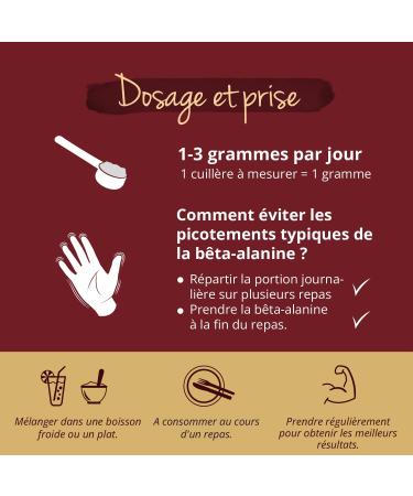 Poudre B ta-alanine 500g | Sans Additifs & 100% Pure | Test en Laboratoire | Pre Workout Vegan | Vegavero  - Buy Online on GoSupps.com