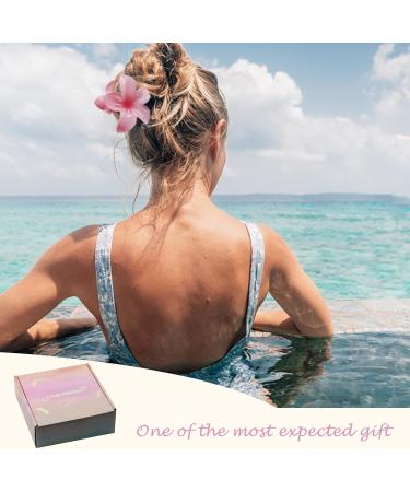 Shop IOSPKKIO Floral Hair Clips - 4 Pack Non-Slip Strong Hold Large Clamps for Thick Hair - Hawaiian Style in 4 Colors - Buy Online on GoSupps.com