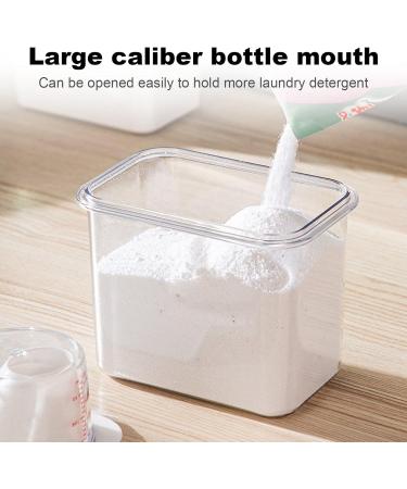 1100ml Laundry Detergent Dispenser Large Capacity Liquid Detergent Dispenser with Measuring Cup Washing Powder Container - Buy Online on GoSupps.com