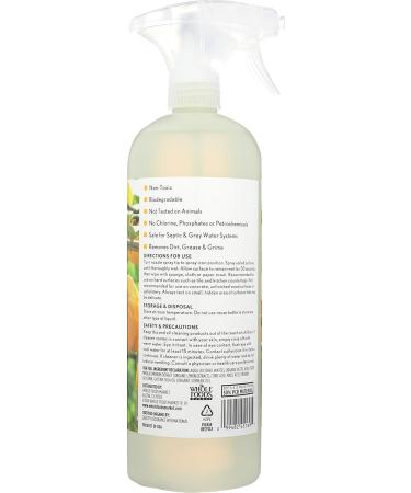 Buy Whole Foods Market Organic All-Purpose Cleaner Lemon Zest 32 fl oz - Eco-Friendly International Shipping - Buy Online on GoSupps.com