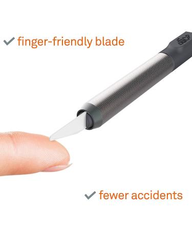 Slice 10548 Craft Knife  Finger-Friendly Edge  Safer Choice  Never Rusts  Lasts 11x Longer Than Steel  Precision Cutting (1 Pack) 1 Knife Removable Safety Cap - Buy Online on GoSupps.com