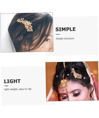 minkissy Wedding Hair Accessories for Bridal Bride Hair Accessories Wedding Hair Accessories for Bride Rhinestone Hair Clips Women Hair Accessories European and American Pearl Miss Comb - Buy Online on GoSupps.com