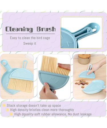 Bonaweite 4 Pack Bird Cage Cleaning Brush Set - Pet Supply Accessory for Parrots, Birds, Dogs, Cats - Kennel Cage Broom Cleaner - Buy Online on GoSupps.com