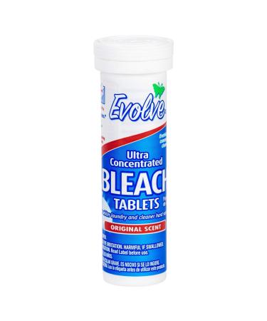 Evolve Concentrated Bleach Tablet 8 ct Travel Size Original Scent