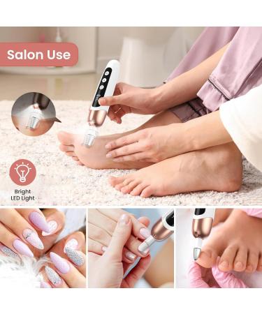 Nail Drill Cordless Pedicure Sets for Feet Electric Nail File Rechargeable Manicure Set for Women 10 Speed Nail Files Electric Nail Drill E File for Gel Nail Thick Toe Nails Gifts for Girl Mum - Buy Online on GoSupps.com