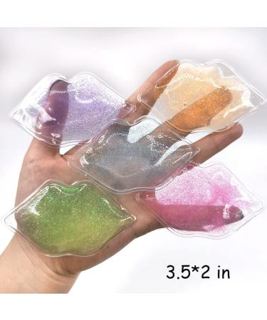 Mini Gel Ice Pack for Lip and Eye Injuries - Hot & Cold Compress for Pain Relief, Swelling Reduction, Dark Circle Reduction, and Anti-Aging - Perfect Gift for Women (Multicolored) - Buy Online on GoSupps.com