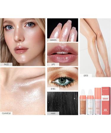 Shimmering Body Glitter Stick - Golden Brown | Fairy Highlighter Powder for Face, Body & Hair - Buy Online on GoSupps.com
