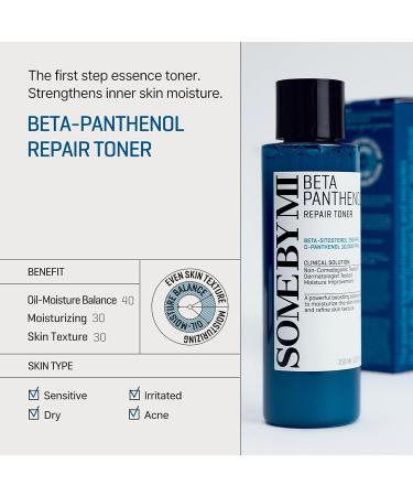SOME BY MI Beta-Panthenol Repair Toner - 5.07Oz 150ml | Skin Barrier Repair | Moisturizing & Soothing Facial Care - Buy Online on GoSupps.com