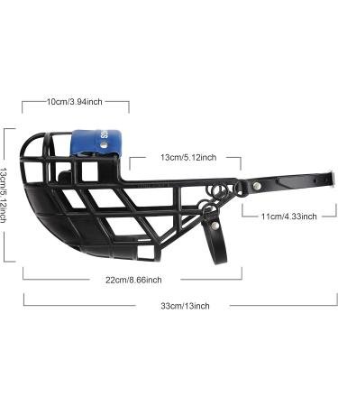 Amathings Super Kennel Dog Muzzle - Soft Padded Nose Piece for Comfort | Ideal for Freewheel Dog Parks and Competitions - International Shipping Available - Buy Online on GoSupps.com