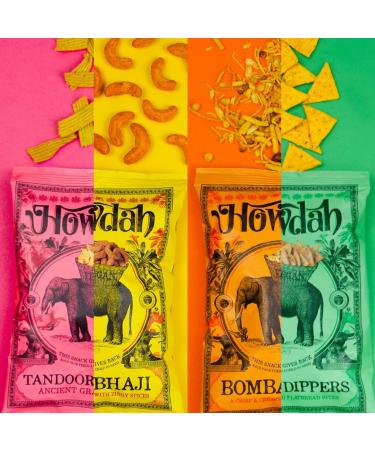 Howdah Snacks - Masala Dippers 150g - Buy Online on GoSupps.com