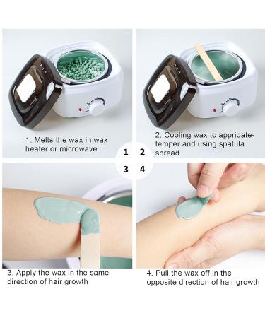 Hard Wax Pearls for Hair Removal - 150g Green Wax for Men & Women | Bulk Brazilian Wax for Armpits Back & Chest - Buy Online on GoSupps.com