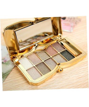 Didiseaon 2pcs # Glitter & Brush Flash Colorful Makeup Eyeshadow Colors Shadow Mirror With Eye - Buy Online on GoSupps.com