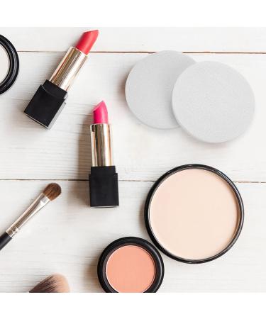 12-Piece White Round Molain Powder Puff Sponge Set for Liquid Foundation & Makeup Application - Buy Online on GoSupps.com