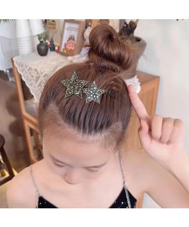 Hair Comb Clips - Shape Hair Finishing Fixer Comb | ABS Upside-Down Comb Hairpin Pentagram Hairpin Hair Finishing Fixer Comb Bridal Hair Pins Hair Accessories For Girls Women - Buy Online on GoSupps.com