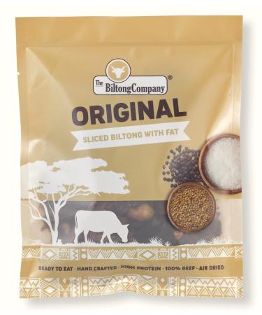 Biltong Sliced - 250g - Original Flavour - with Fat Original Flavour 250 g (Pack of 1)