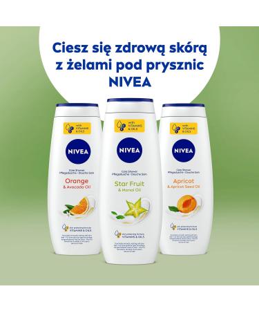  NIVEA NIVEA Shower Gel Starfruit & Monoi oil 500 ml - Buy Online on GoSupps.com