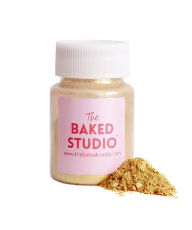 The Baked Studio - Original Edible Glitter Lustre Dust For Cake Decorating (Gold Gold 15g) - Buy Online on GoSupps.com