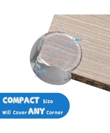 HoiHoo Corner Protector 12 Pack for Baby Safety | Tasteless Table Corner Guards for Baby Proofing | Furniture Corner Covers for Childproofing - Buy Online on GoSupps.com