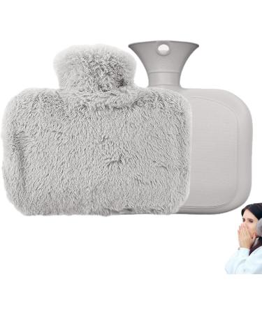 Heat Bottle with Soft Cover - 1500ml Hot Water Bag | Fleece Handbag for Cramps | Removable Bed Warmer - Kot-au - Buy Online on GoSupps.com