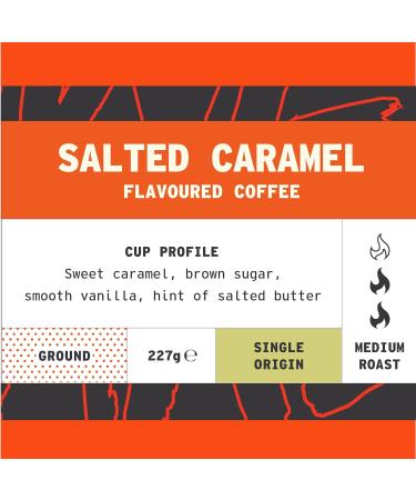 Colombian Salted Caramel Flavoured Ground Coffee 1kg Bag - Medium Roast Arabica Coffee with Sweet Notes - Single Origin Omni Grind - (We Are Coffee Co) - Buy Online on GoSupps.com