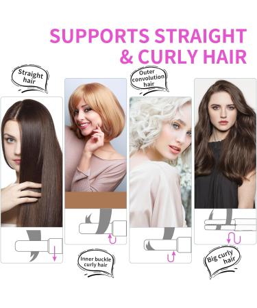 OBEST Cordless Hair Straighteners Curler 2 in 1 Mini Portable Travel Wireless Flat Iron Fast Heat Up Anti-Scald 3-Level Straightener for Swift Smooth and Glossy Hair Type-C Rechargeable (Grey) Gray - Buy Online on GoSupps.com