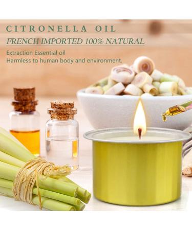 24 Pack Citronella Candles | 240H Burning Time | Natural Soy Candle Set for Outdoor Camping, Patio, BBQ | Summer Gifts - Buy Online on GoSupps.com