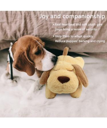 Newthinking Puppy Heartbeat Stuffed Toy - Calming Aid for Pet Anxiety Relief - Plush Behavioral Aid Dog Toy with Heartbeat for Puppies - Buy Online on GoSupps.com