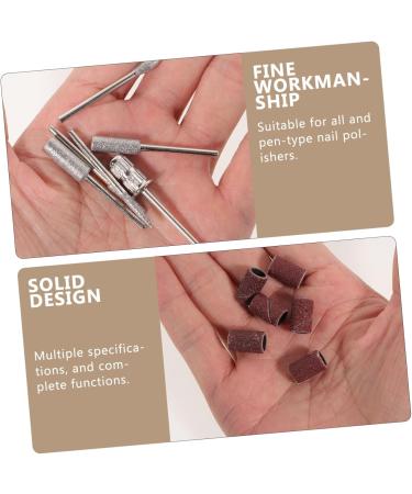 Angoily 2 Sets Nail Polisher Earphone Stainless Steel. Silicone. Quartz. Ceramics Manicure - Buy Online on GoSupps.com