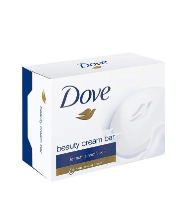 Dove White Moisturizing Cream Beauty Bar - 3.5 oz | Hydrating Gentle Cleanser - Buy Online on GoSupps.com