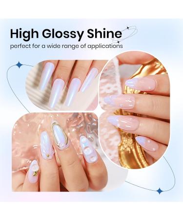 Pearl Gel Nail Polish - 15ml Pearlescent Mermaid Shimmer UV Gel for Stunning Summer Nails - Buy Online on GoSupps.com