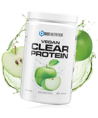 Clear Vegan Protein POMME VERTE 750gr - shake incroyablement d licieux & rafra chissant - Clear Whey Protein Alternative avec hydrolysat de prot ines de pois de haute qualit - BIOS Nutrition