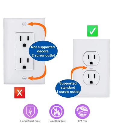 8 Pack Upgraded Self Closing Electrical Outlet Covers | Baby proofing Safety Universal Wall Socket Plate | Automatic Sliding Cap Cover Standard Wall Outlet Covers (8 Pack) - Buy Online on GoSupps.com