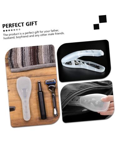 Minkissy 5-Pack Razor Travel Case | Protective Cover for Shaving Razors | Safety Razor Travel Bag | Perfect for Men - Buy Online on GoSupps.com