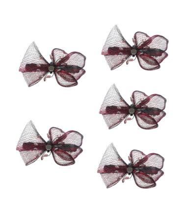 Beaupretty Ponytail Hair Clip butterfly dancing ball headpieces decor for girls bridal vintage french s bow s bows dense copper wire Miss spring High Ponytail Clip