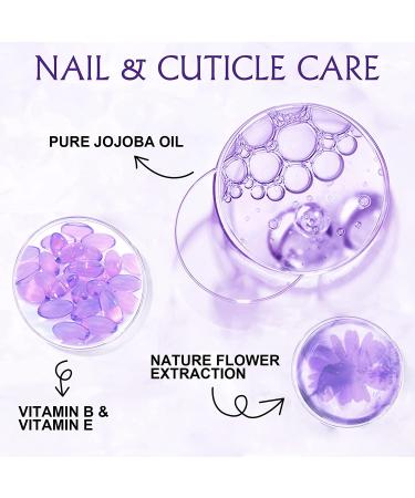 Nailive Jojoba Cuticle Oil with Lavender Extract & Vitamin E - 0.5oz | For Dry & Cracked Cuticles, Moisturizing & Soothing Formula - Buy Online on GoSupps.com