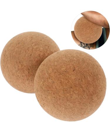 Frcolor Cork Yoga Balls - Deep Tissue Massage & Trigger Point Roller for Foot & Back Relief - Eco-Friendly Fitness Device - Buy Online on GoSupps.com