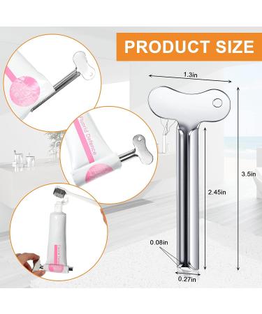 30 Pcs Metal Toothpaste Tube Squeezer | Toothpaste Roller Key Tool for Pain Cream & Cosmetic Tubes - Buy Online on GoSupps.com