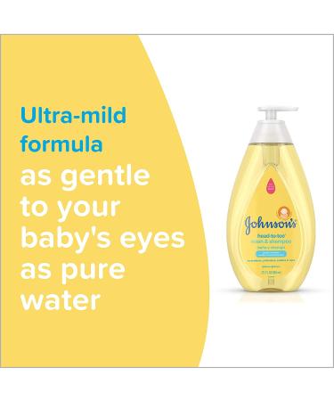 Johnson's Head-to-Toe Baby Wash & Shampoo, 3 Pack - Sulfate, Paraben, Phthalate & Dye-Free, Hypoallergenic Formula for Sensitive Skin, 16.9 fl. Oz (Amazon Exclusive) - Buy Online on GoSupps.com