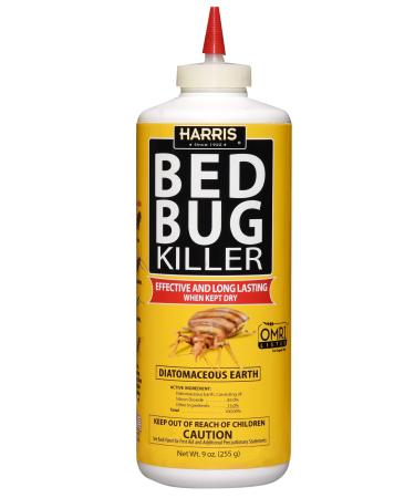 Harris Bed Bug Killer, Diatomaceous Earth Powder, 9oz