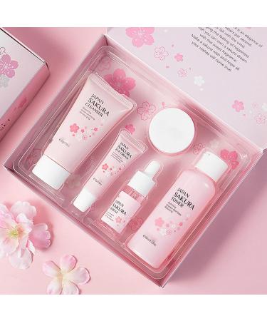 Teenage Girls Skincare Set - Cleanser, Toner, Serum, Eye Essence & Travel Kit for Pores, Blackheads & All Skin Types (5PCS) - Buy Online on GoSupps.com