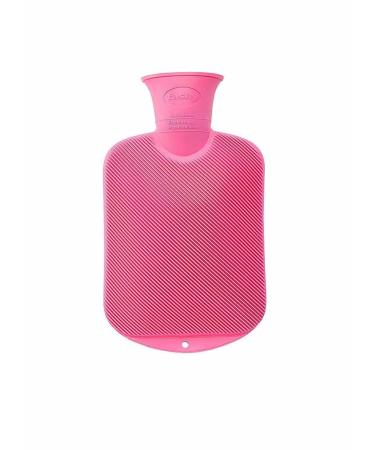 Fashy children's hot water bottle half-lamella 0.8L - Made in Germany (pink)