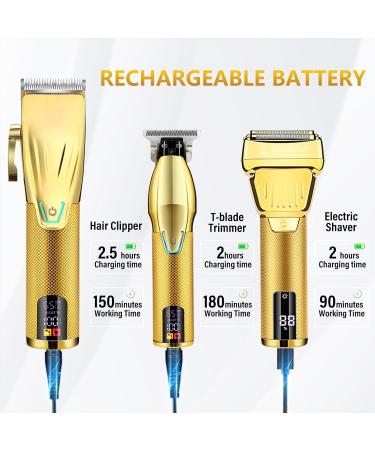 Professional Hair Clippers & T-Blade Trimmers Set | Cordless Beard Trimmers & Electric Shavers for Men - International Shipping - Buy Online on GoSupps.com